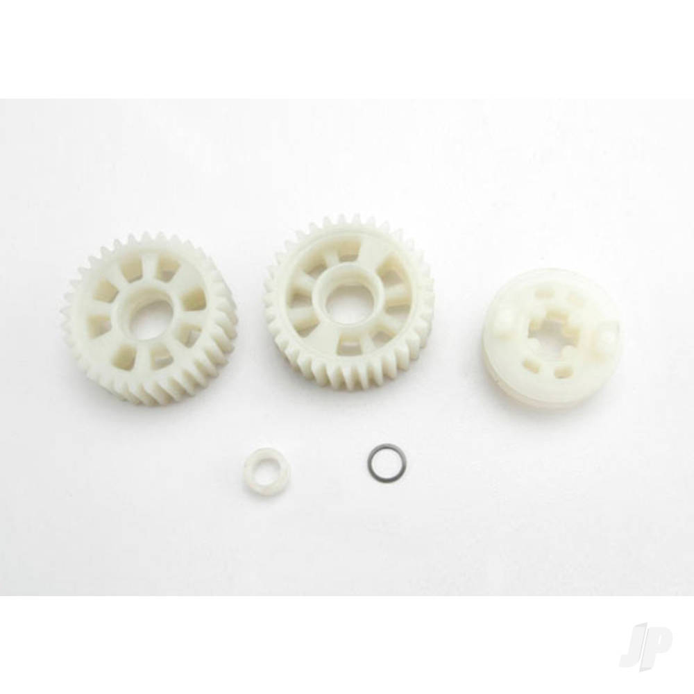 Traxxas Output gears, 33T (2 pcs) / drive dog carrier / output shaft spacer