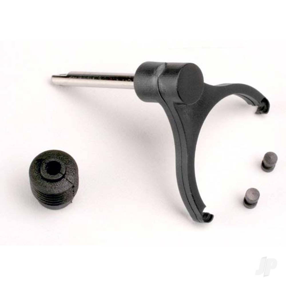 Traxxas Shift fork-shaft / shift fork pads (2 pcs) / rubber shift shaft seal