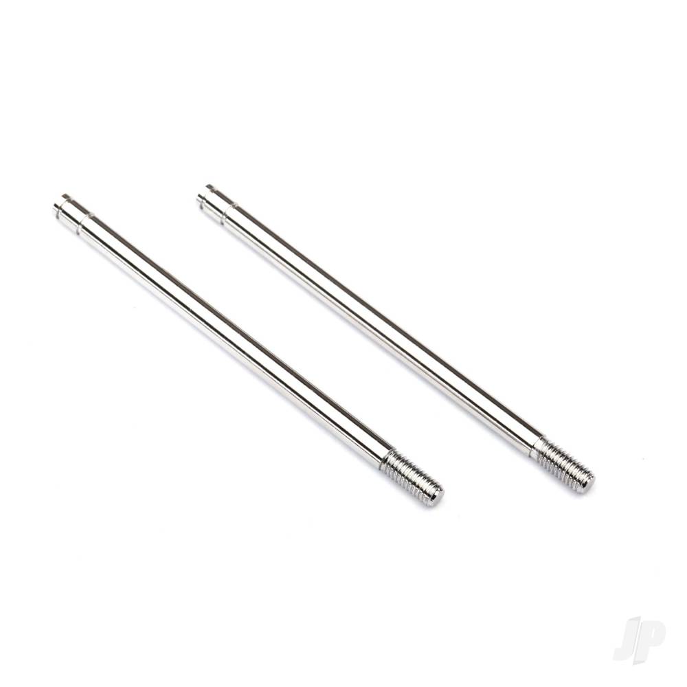 Traxxas Shock shafts, Steel, Chrome finish (XX-Long) (2 pcs)
