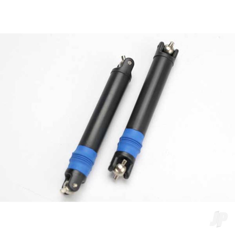 Traxxas Half shaft set, left or right (internal splined half shaft / external splined half shaft / rubber boot / metal U-joints) (assembled with Glued boot) (2 assemblies)