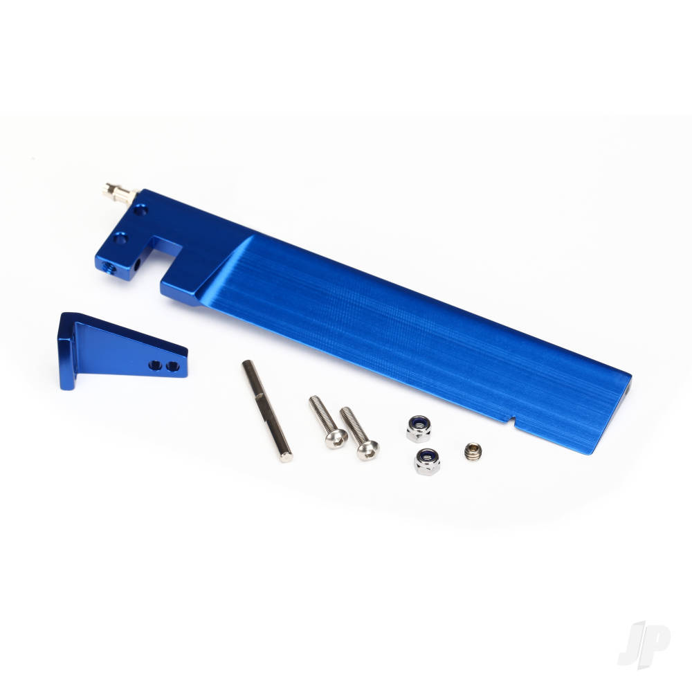 Traxxas Rudder (127.5 mm) / rudder arm / hinge pin / 3x15mm BCS (stainless) (2 pcs) / NL 3.0 (2 pcs) / 4x3mm BCS (stainless, with threadlock) (1pc)