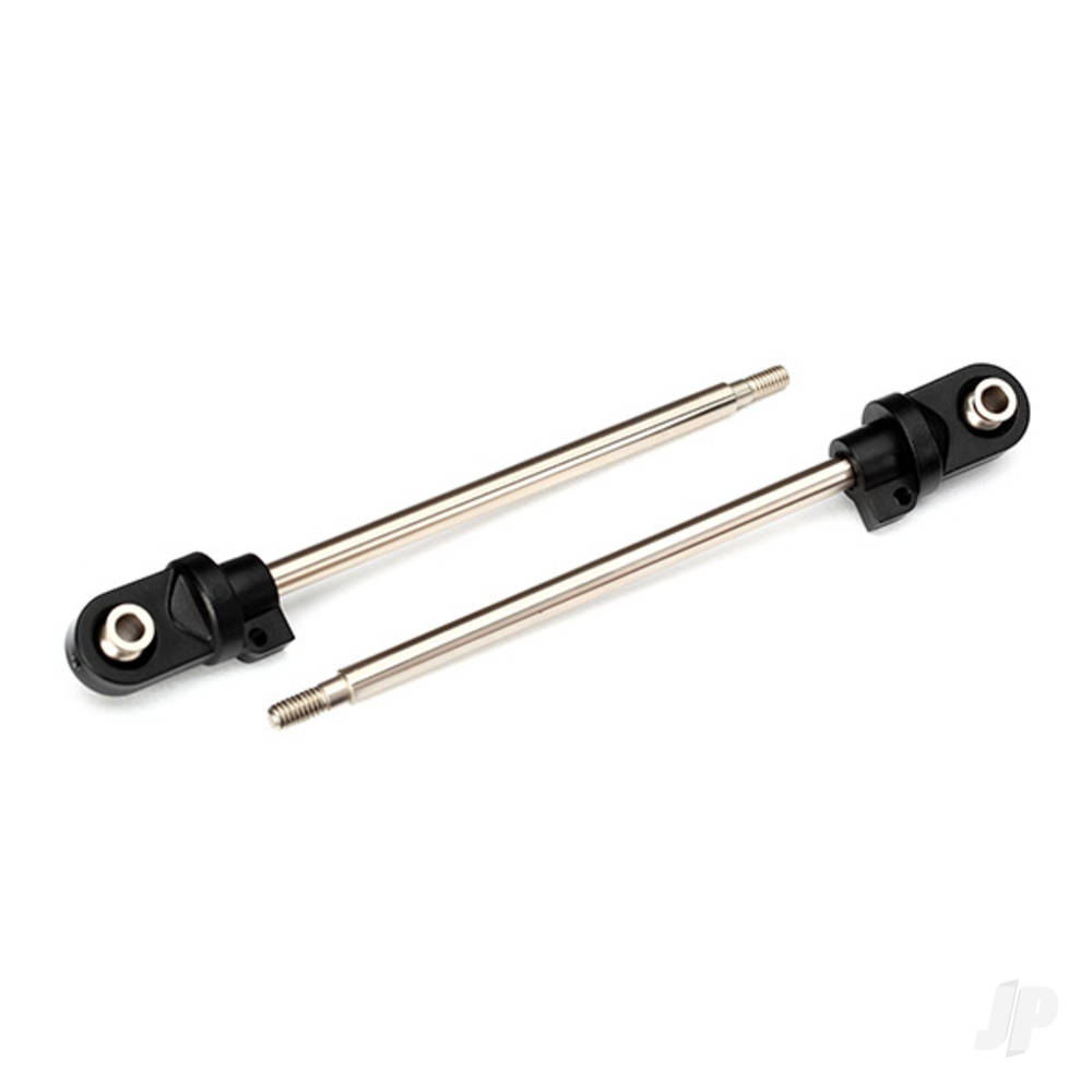 Traxxas Shaft, GTX shock, 110mm (assembled with rod ends & hollow balls) (Steel, Chrome finish) (2 pcs)