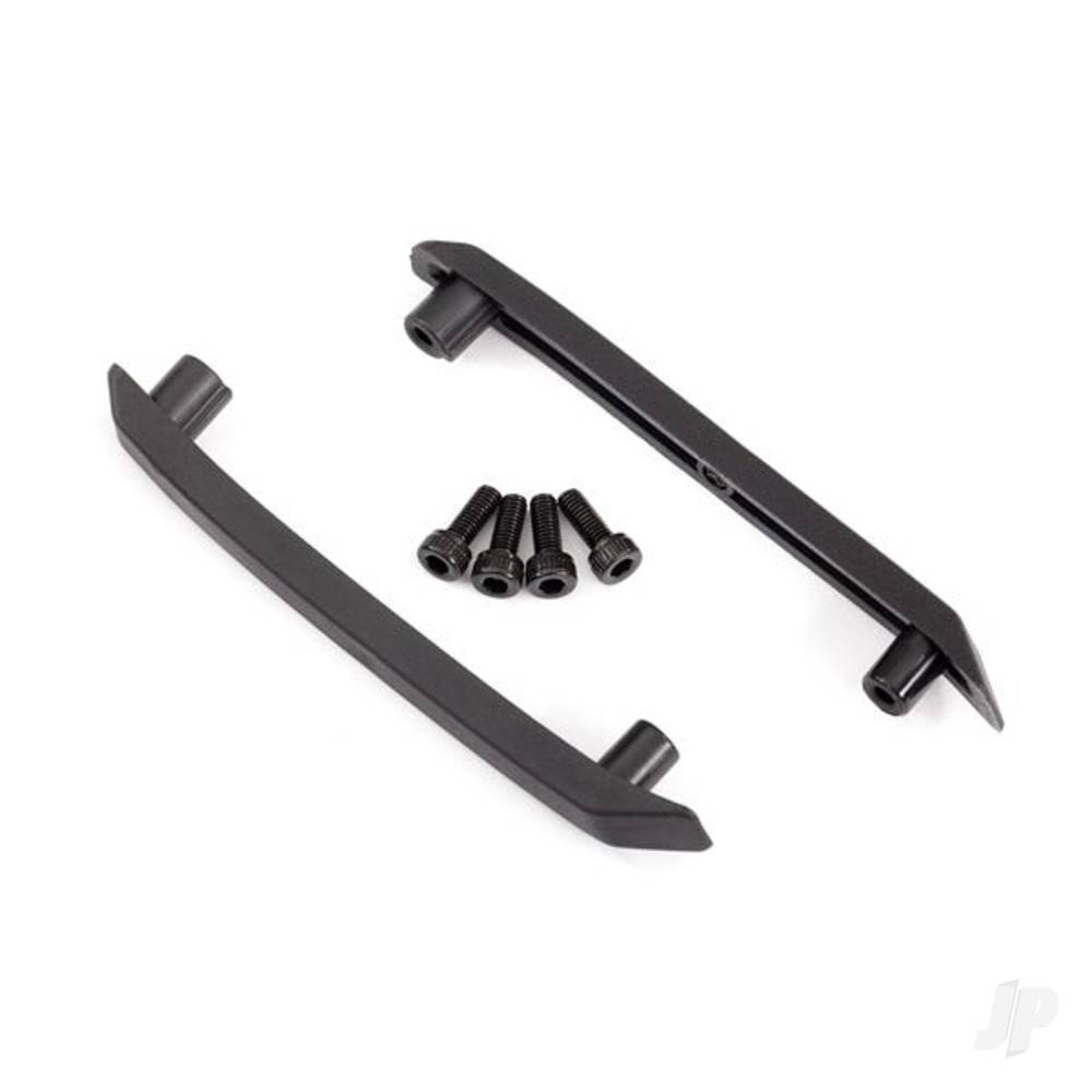 Traxxas Skid plate, Roof (Body) (Black) / 3x8mm CS (4 pcs)