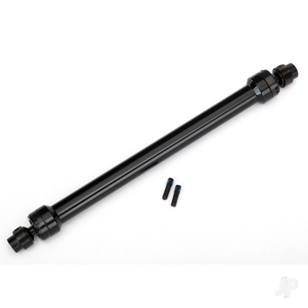 Traxxas Driveshaft, Centre Rear, 6061-T6 aluminium (Black-anodised) (fully assembled) / 3mm screw pin (2 pcs)