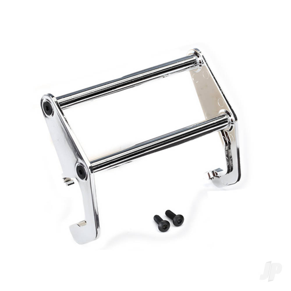 Traxxas Push bar, bumper (Chrome) (fits #8069 bumper)