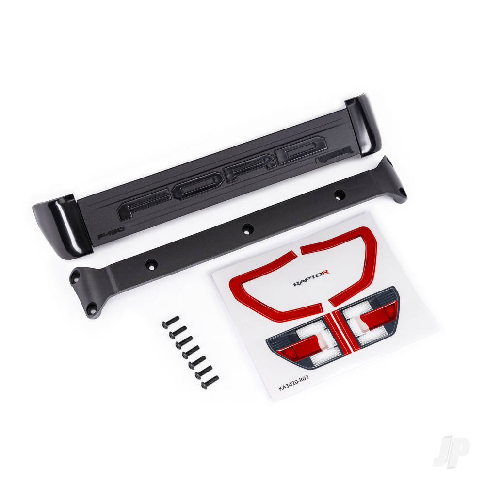 Traxxas Tailgate trim/ trim mount/ 3x10mm BCS (7)/ decals (attaches to #10111 body)