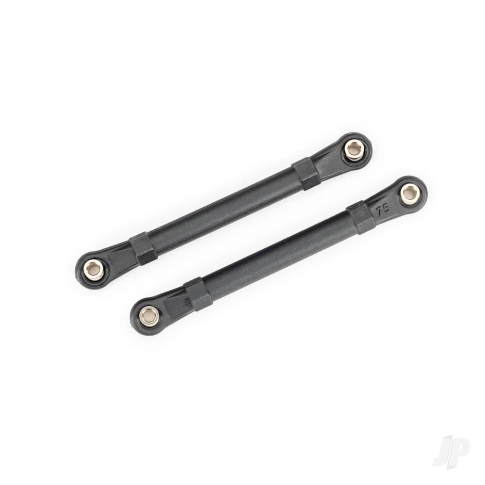 Traxxas Toe links (moulded composite) (75mm centre to center) (2) (assembled with hollow balls) (for use with #9182 upgrade kit)