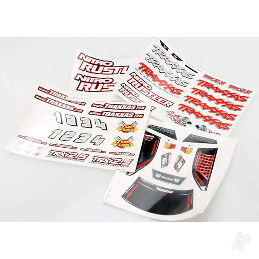 Traxxas Decal sheet, Nitro Rustler