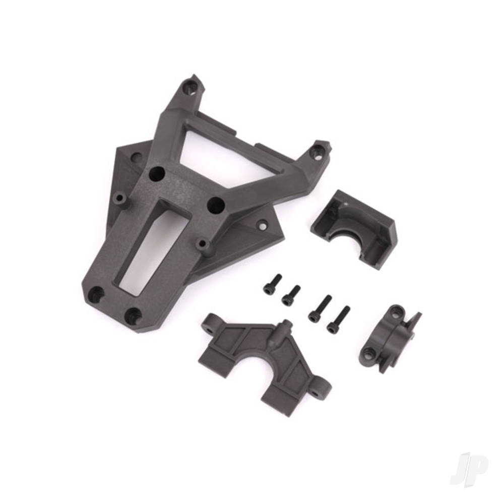 Traxxas Servo mount/ bulkhead cover/ chassis brace/ steering cover /3x12mm CS (2)