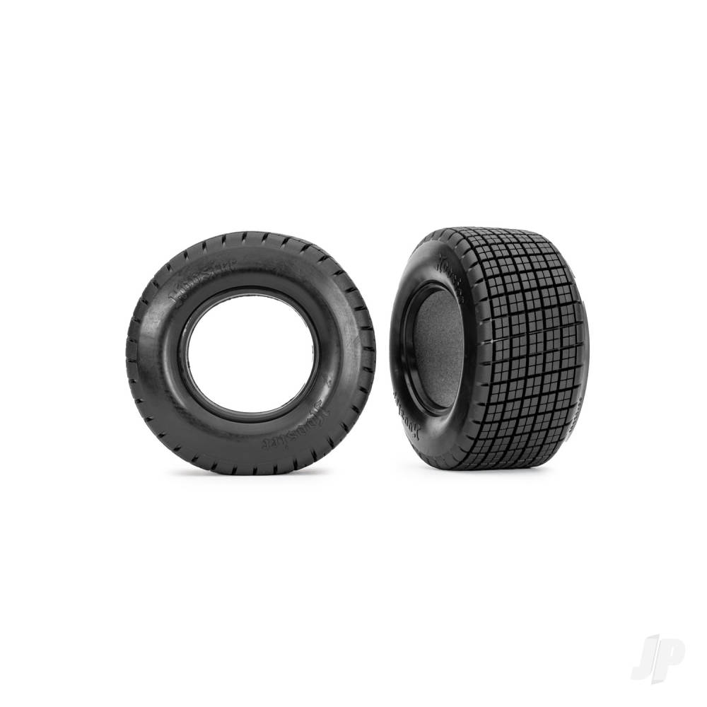 Traxxas Hoosier Dual-Profile Dirt Oval Tyres & Foam Inserts (2)