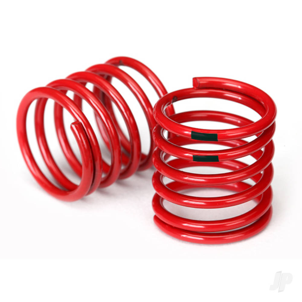 Traxxas Spring, shock (Red) (4.4 rate, Black stripe) (2 pcs)