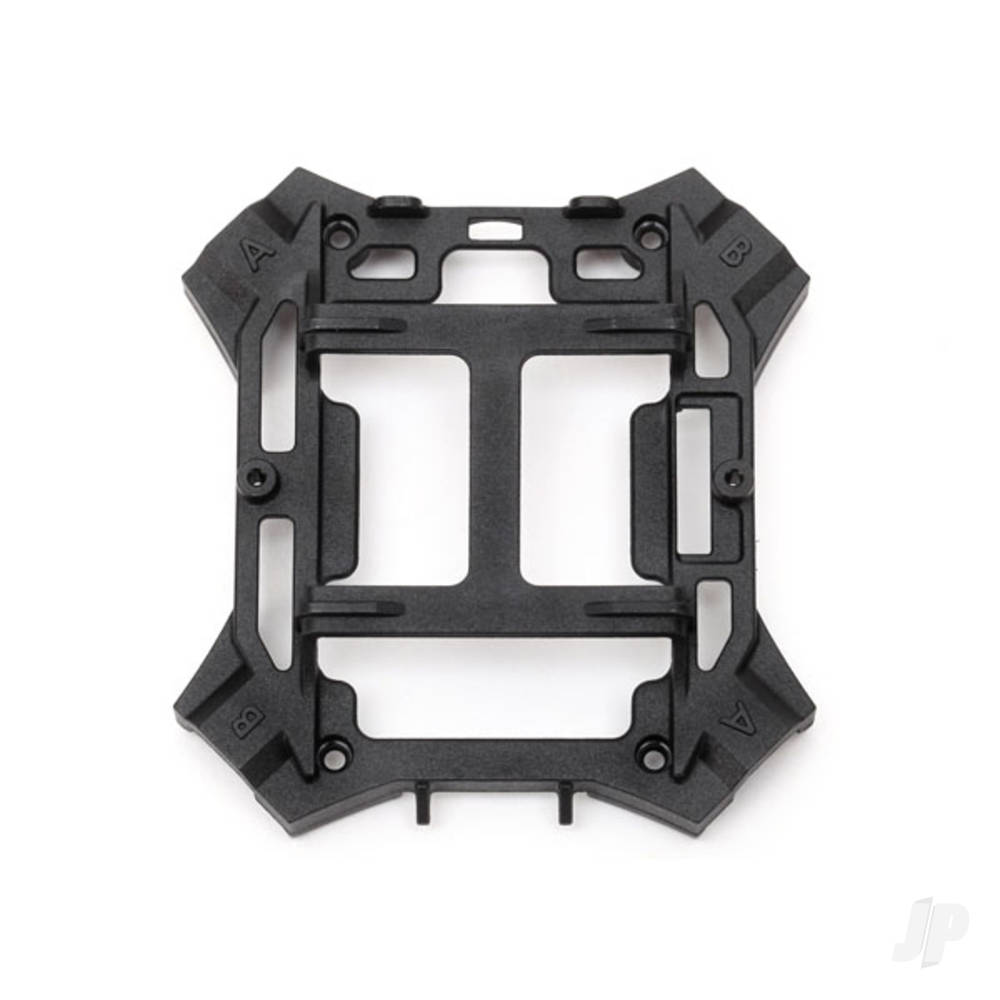 Traxxas Main frame, lower (Black) / 1.6x5mm BCS (self-tapping) (4 pcs)