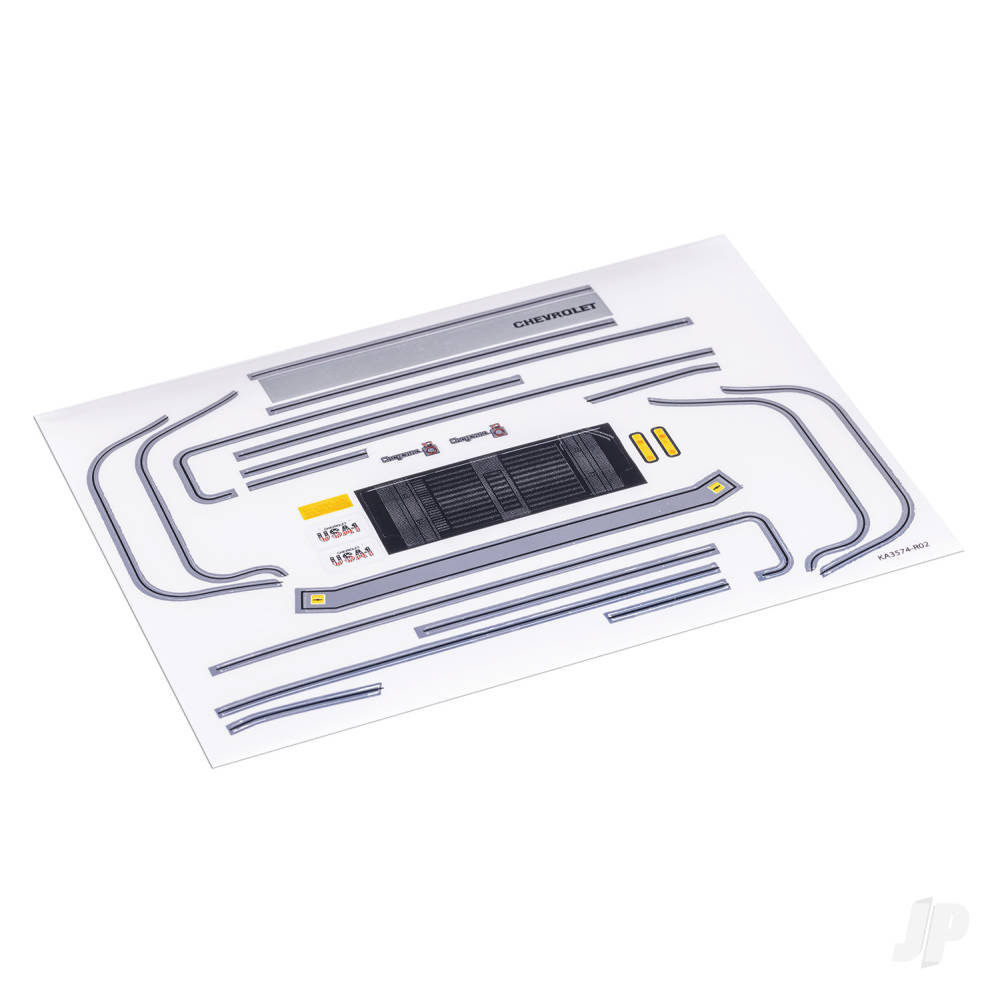 Traxxas Decal sheet, 1:18 TRX-4M Chevrolet K10 Truck (1979)