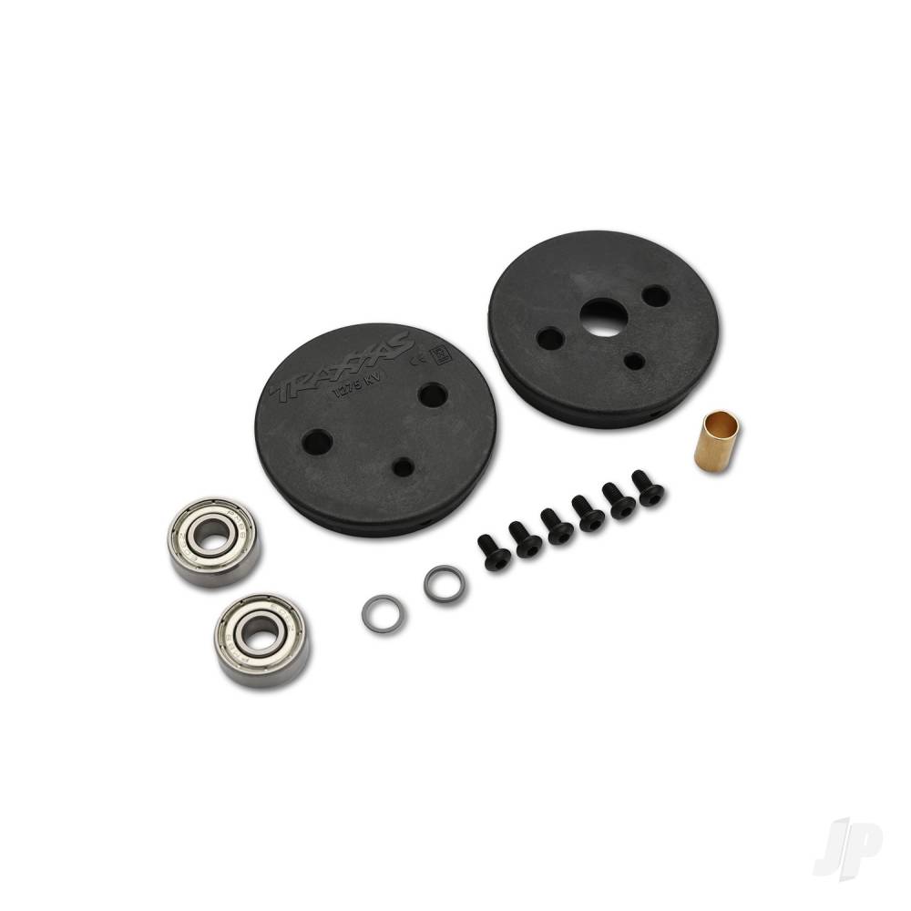 Traxxas Rebuild kit, Velineon 1200XL (includes plastic endbells (2), 6x17x6mm ball bearings (2), 6x8x.3 washer (1), 6x8x1 washer (1), 7x6x12 spacer (1))