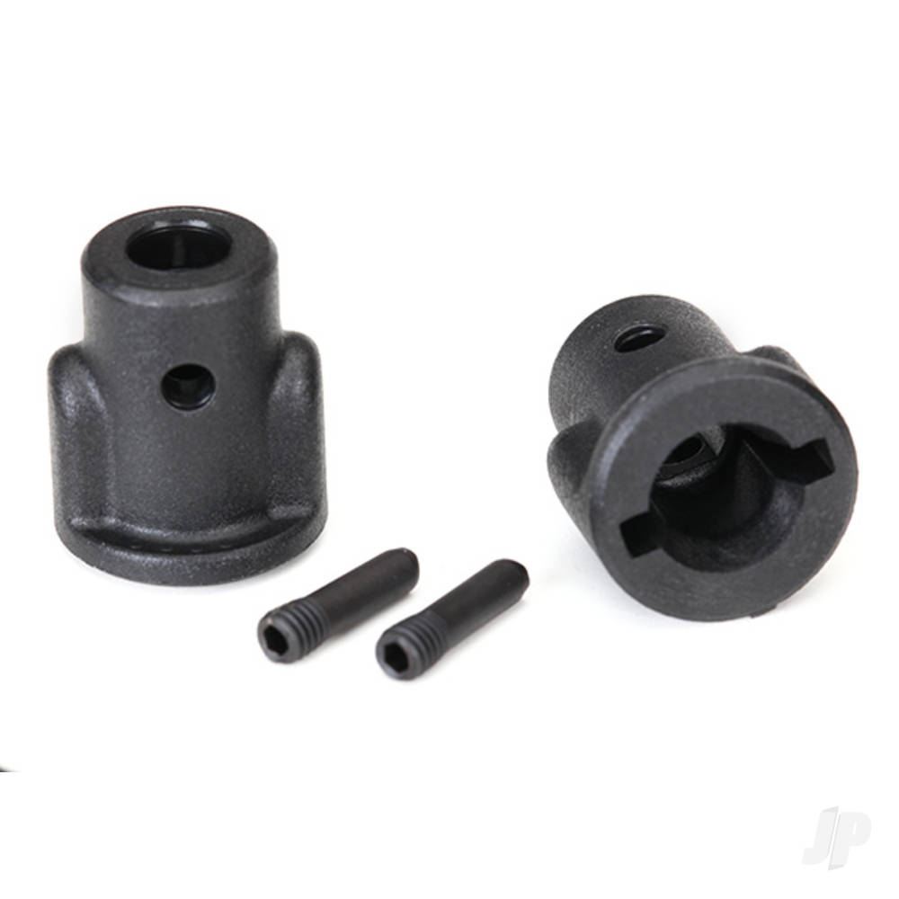 Traxxas Drive cups, inner (2 pcs) / screw pins (2 pcs)