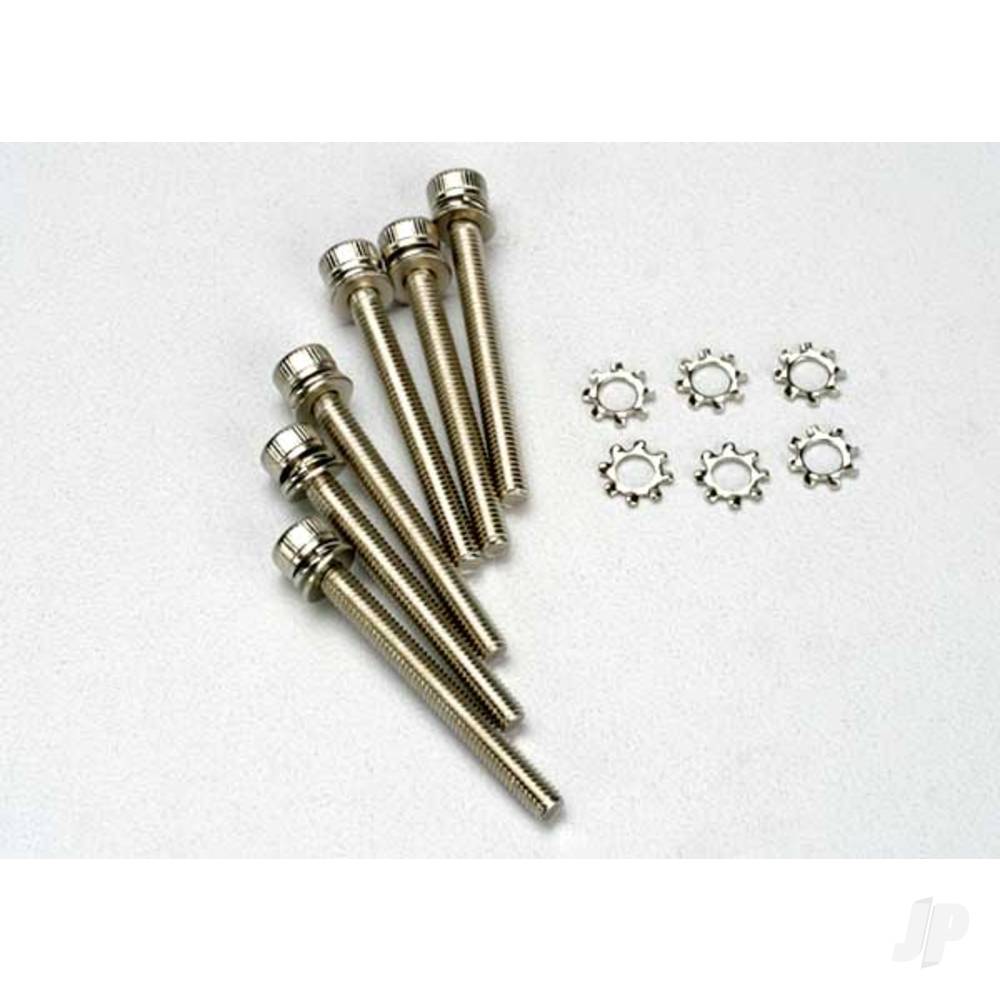 traxxas-screws-3x28mm-cap-head-machine-hex-drive-6-pcs-3x6mm-elw-6-pcs