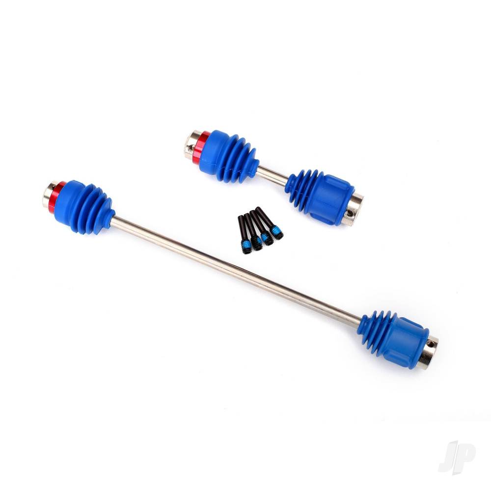Traxxas Driveshafts, Centre E-Revo (Steel constant-velocity) Front (1pc) / Rear (1pc) (assembled with inner and outer dust boots, for E-Revo)