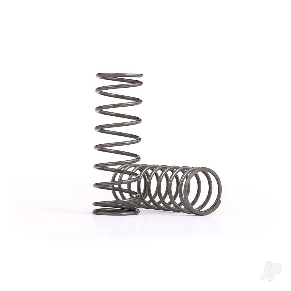Traxxas Springs, shock, medium (natural finish) (GTX) (2.599 rate, White stripe) (2)