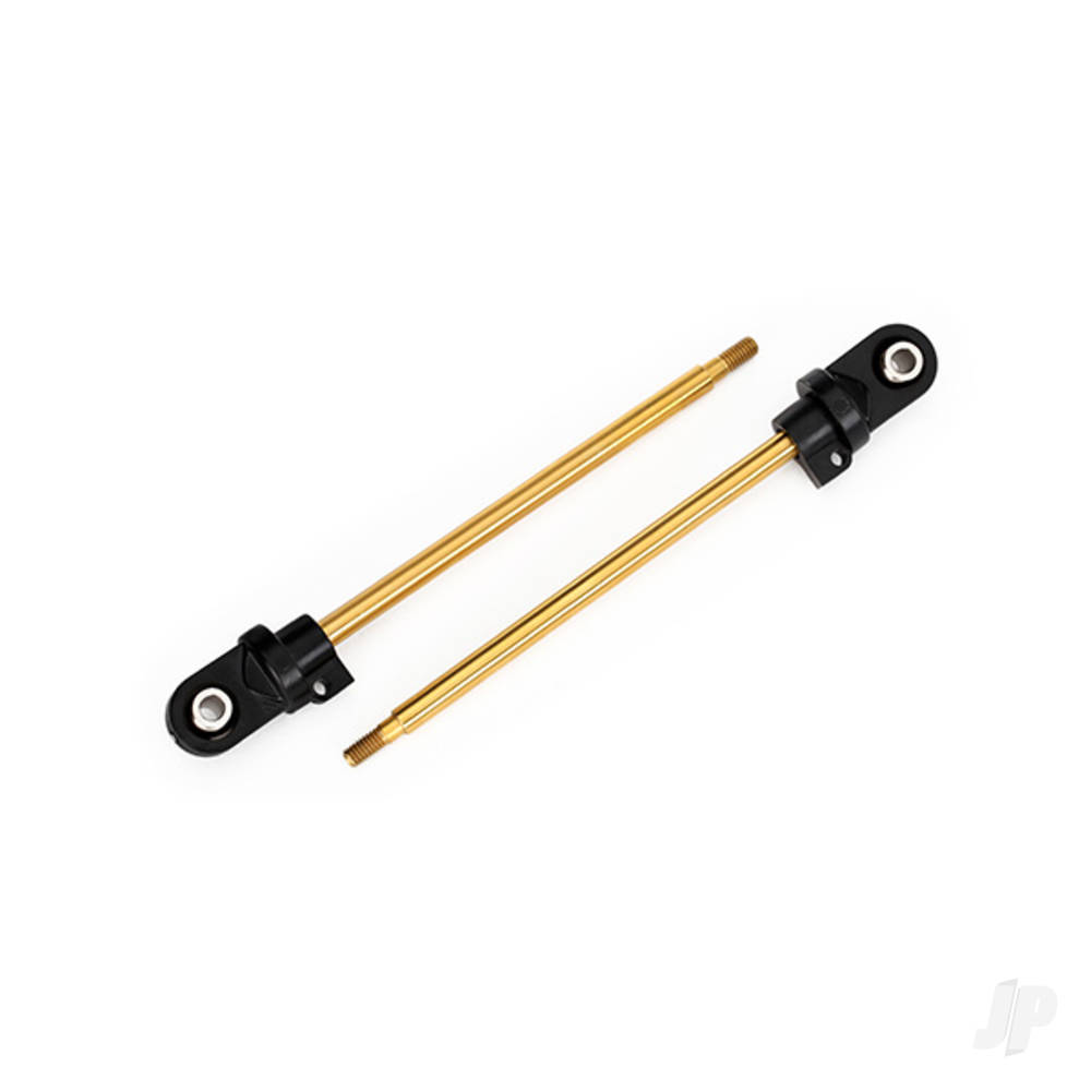 Traxxas Shaft, GTX shock, TiN-coated (2 pcs) (assembled with rod ends and Steel hollow balls)