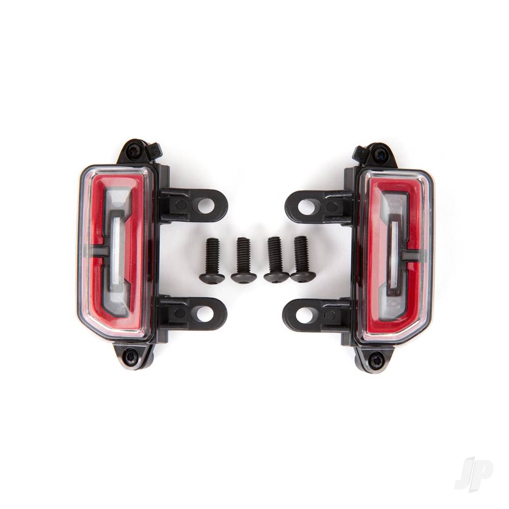 Traxxas Tail light assembly, complete (2)/ 3x8mm BCS (4) (fits #9211 body)