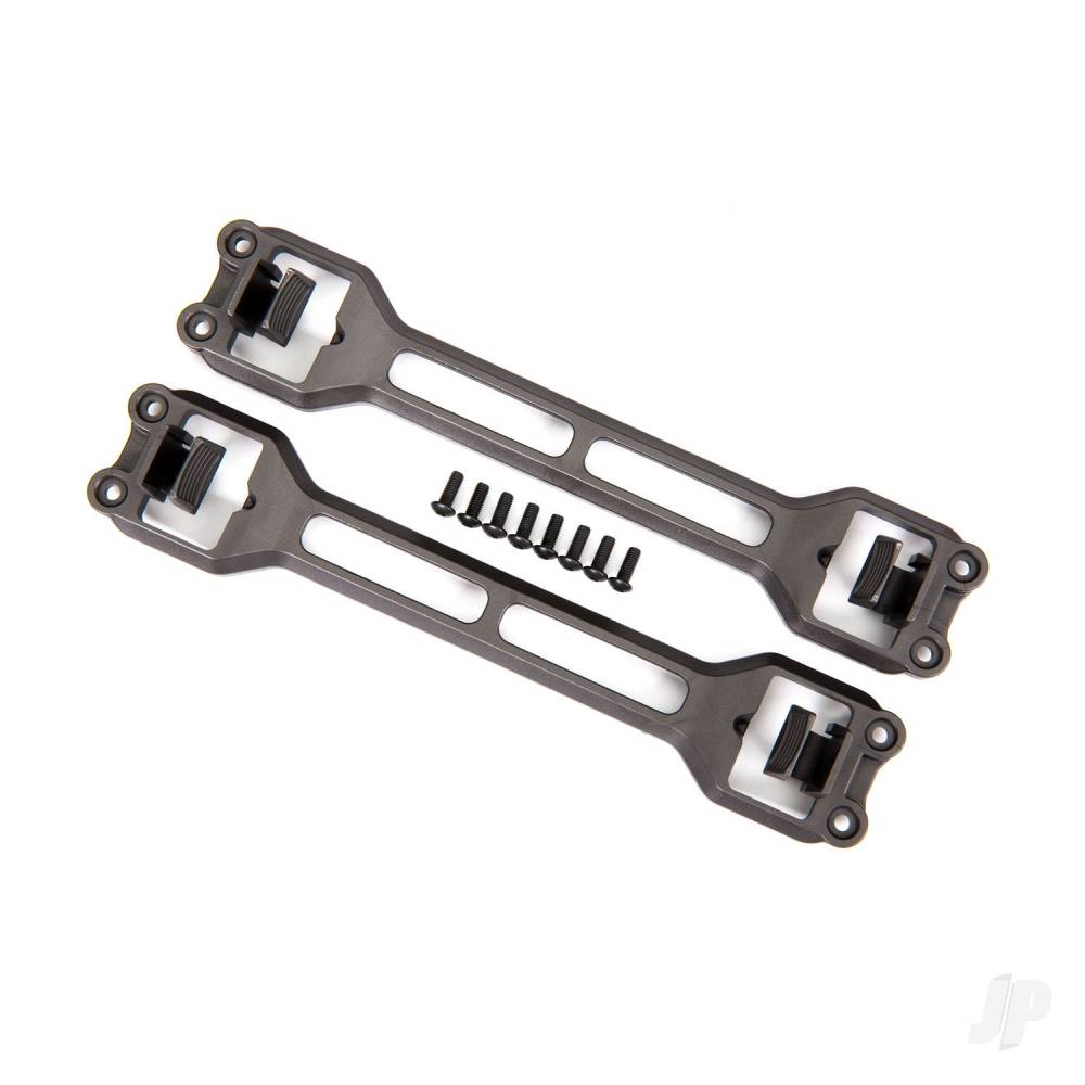 Traxxas Latch, body mount (2)/ 3x8 BCS (8)