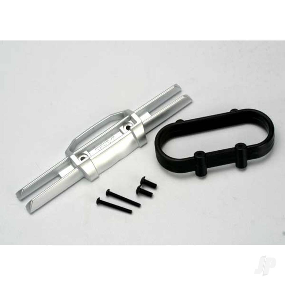 Traxxas Bumper, Rear / bumper mount, Rear / 4x10mm BCS (2 pcs) / 3x25mm BCS (2 pcs)