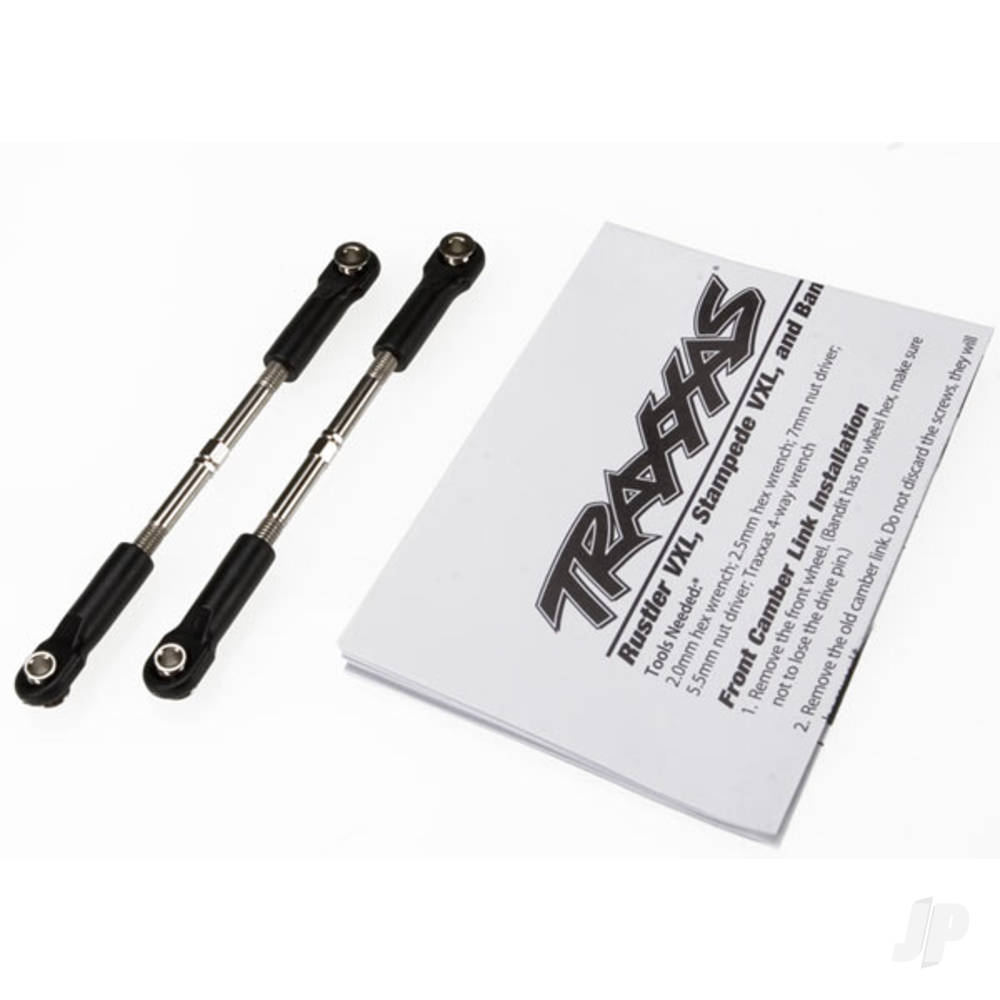 Traxxas Turnbuckles, toe link, 61mm (96mm centre to Center) (2 pcs) (assembled with rod ends and hollow balls) (fits Stampede)