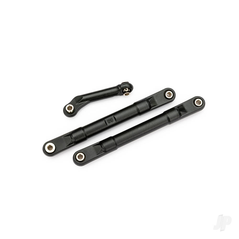 Traxxas Toe links, moulded composite, 98mm (88mm centre to centre) (Black) (2)/ steering link (1)