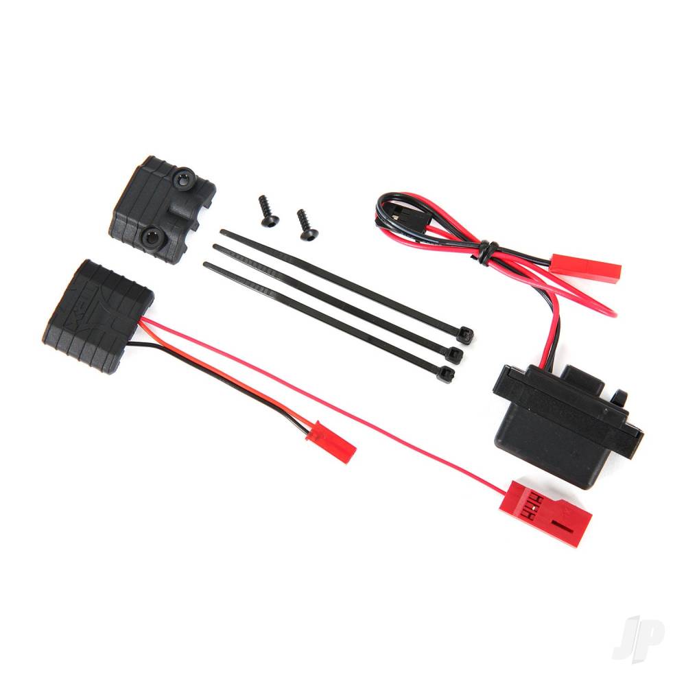 Traxxas LED lights, power supply (regulated, 3V, 0.5-amp)/ power tap connector (with cable)/ 2.6x8 BCS (2)
