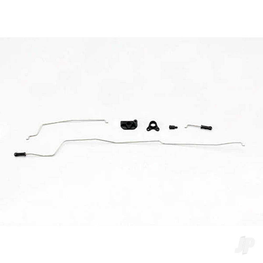 Traxxas Linkage, locking Differential (includes ball cup, linkage wires) / bellcrank / bellcrank mount / 3x10mm SS