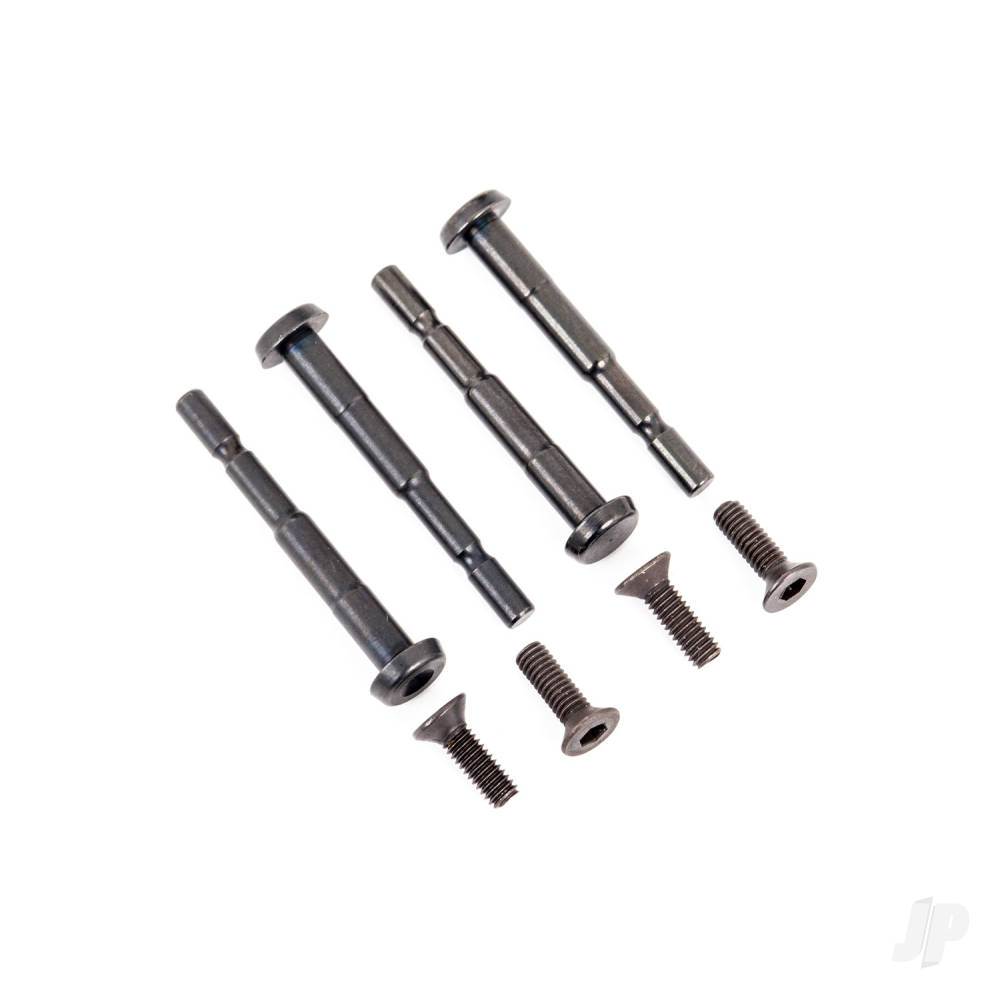 Traxxas Shock pins, hardened steel (front (2 pcs), rear (2 pcs))/ 2.5x8mm CCS (4 pcs)