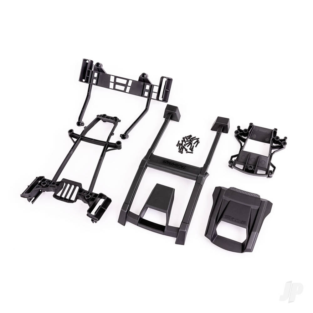 Traxxas Body Support (includes front mount & rear latch, roof & hood skid pads)/ 3x12mm CS (19) (attaches to #7812 body)