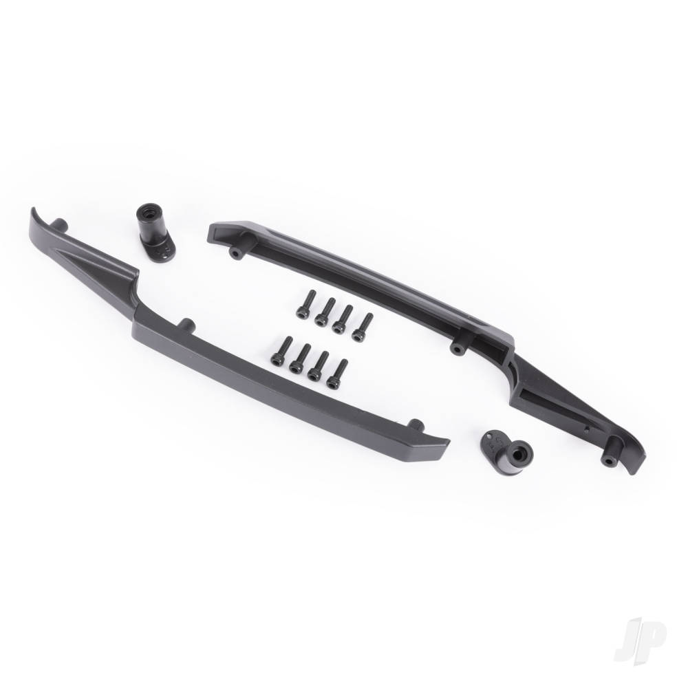 Traxxas Skid pads (roof)/ retainers (2)/ 3x10mm CS (6) (fits #10211 body)