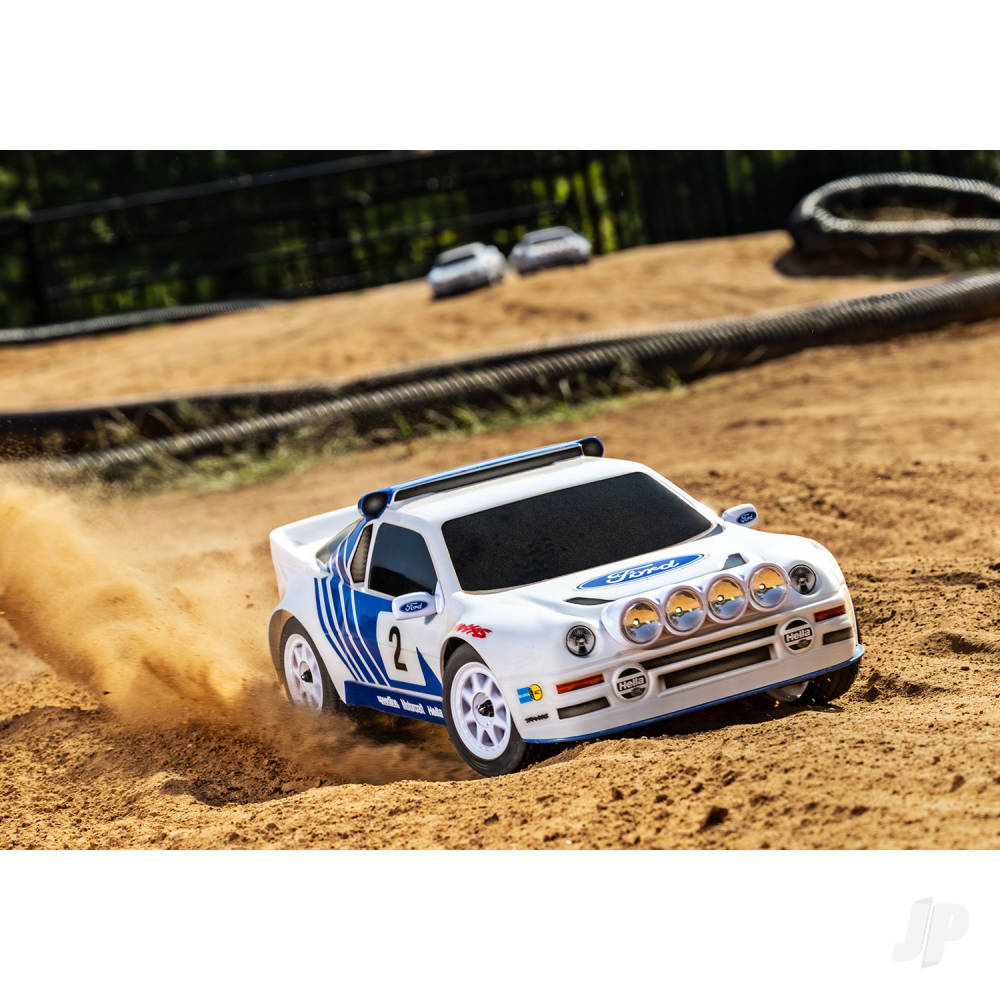 Traxxas Mini Rally VXL Ford RS200 4WD RTR (+ TQi 2-ch, VXL-3S, 2S LiPo, USB-C Charger, Clipless Body)-8