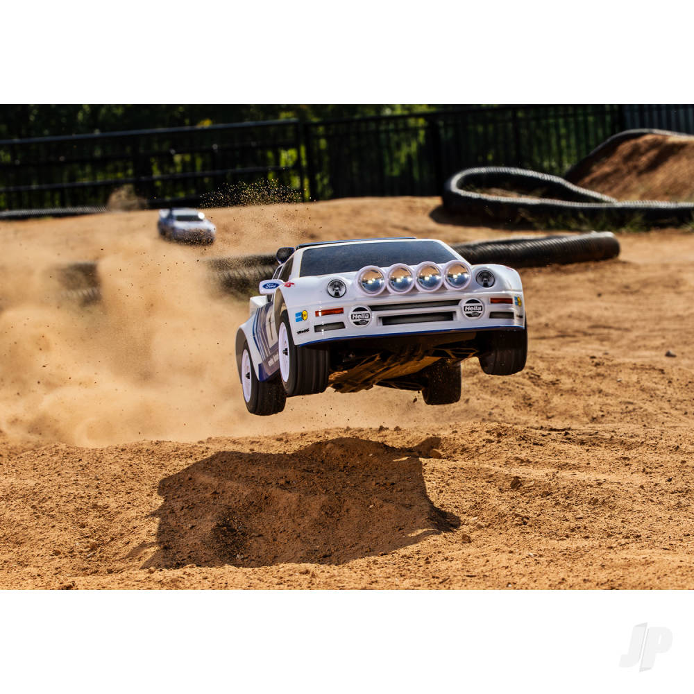Traxxas Mini Rally VXL Ford RS200 4WD RTR (+ TQi 2-ch, VXL-3S, 2S LiPo, USB-C Charger, Clipless Body)-9