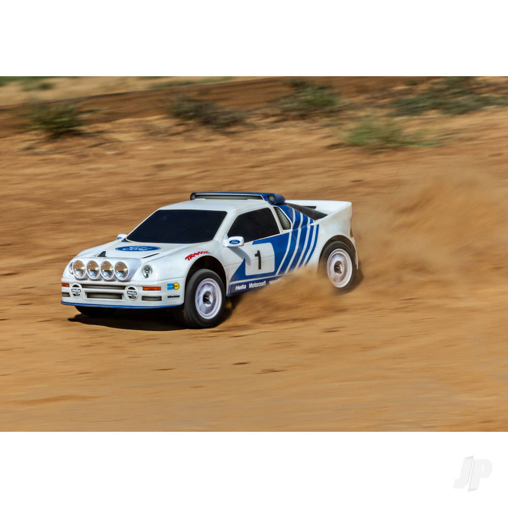 Traxxas Mini Rally VXL Ford RS200 4WD RTR (+ TQi 2-ch, VXL-3S, 2S LiPo, USB-C Charger, Clipless Body)-12