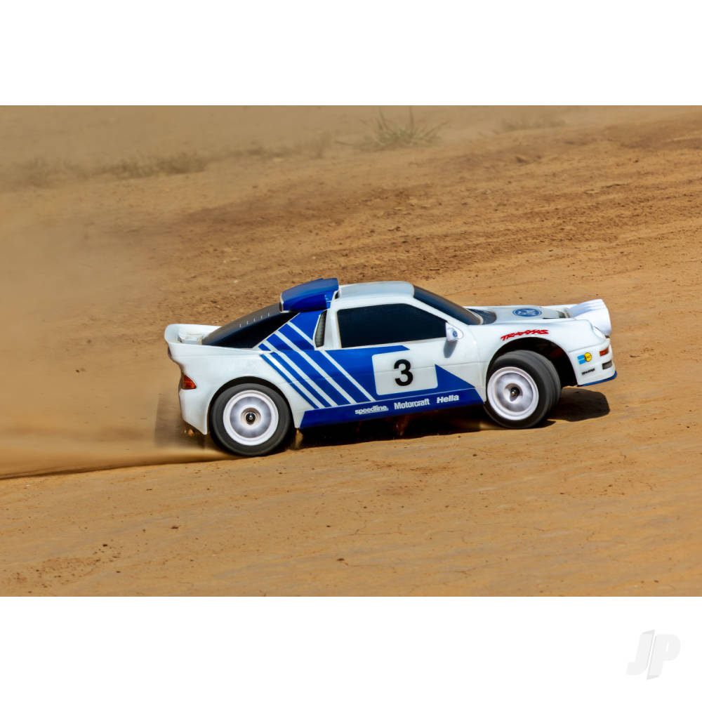 Traxxas Mini Rally VXL Ford RS200 4WD RTR (+ TQi 2-ch, VXL-3S, 2S LiPo, USB-C Charger, Clipless Body)-13
