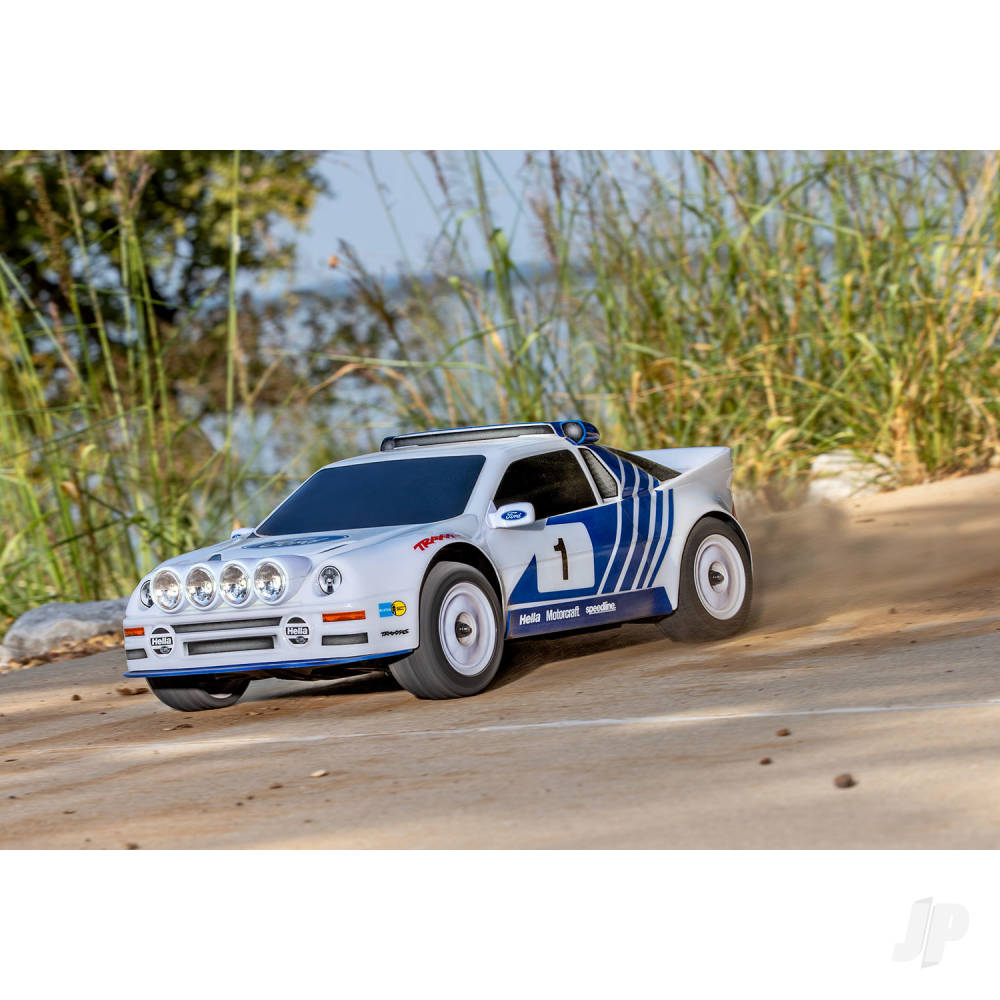 Traxxas Mini Rally VXL Ford RS200 4WD RTR (+ TQi 2-ch, VXL-3S, 2S LiPo, USB-C Charger, Clipless Body)-14