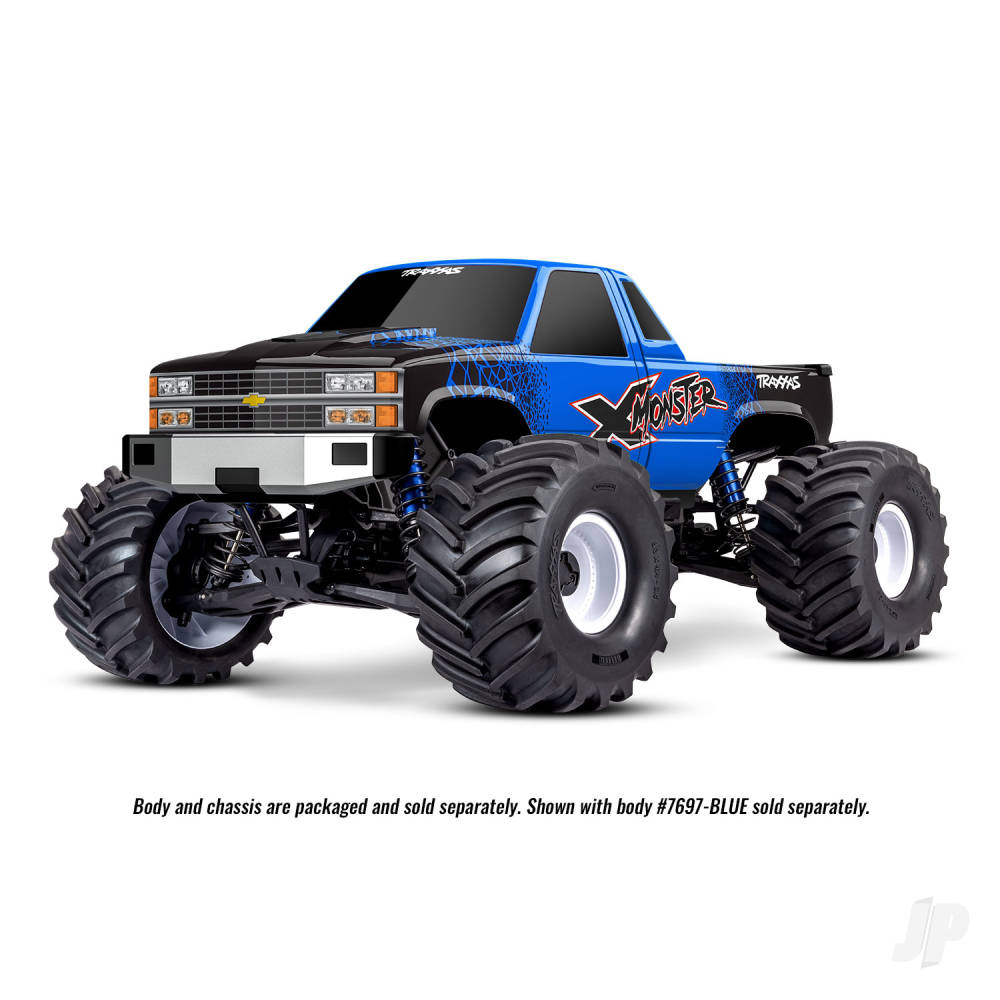 Traxxas X-Maxx MT Chassis 1:6 8S 4WD Electric Monster Truck, (+ TQi 2-ch, VXL-8s, Velineon 1200XL, TSM, Belted Tyres)-6