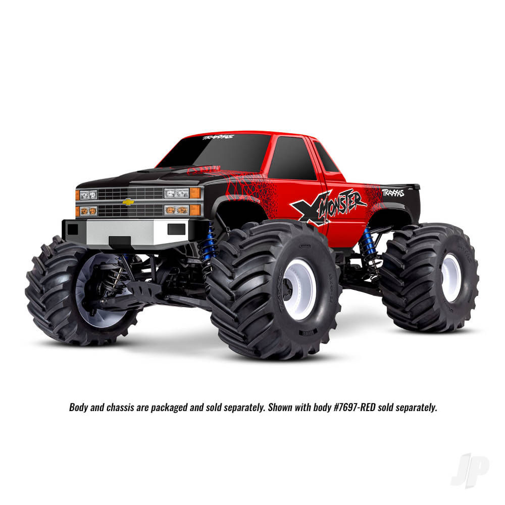 Traxxas X-Maxx MT Chassis 1:6 8S 4WD Electric Monster Truck, (+ TQi 2-ch, VXL-8s, Velineon 1200XL, TSM, Belted Tyres)-8