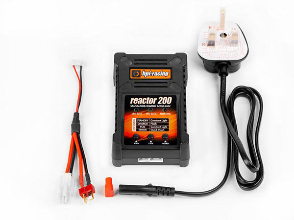 HPI Reactor 200 Charger (UK 3 Pin) LiPo/ LiFe-3