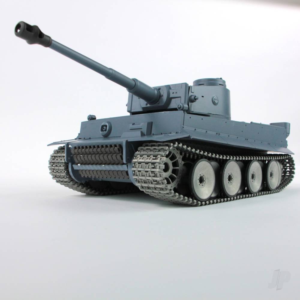 Henglong 1:16 German Tiger I with Infrared Battle System (2.4GHz + Shooter + Smoke + Sound + Metal Gearbox + Tracks + Metal Road Wheels + Drive Wheel + Idler)