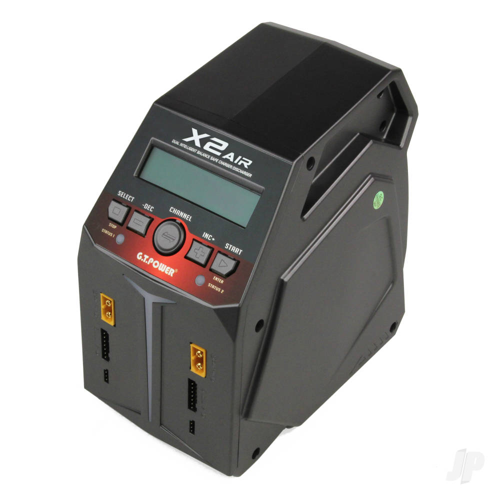GT Power X2 Air Charger 2x100W AC/DC 12A Charger / Discharger (UK)