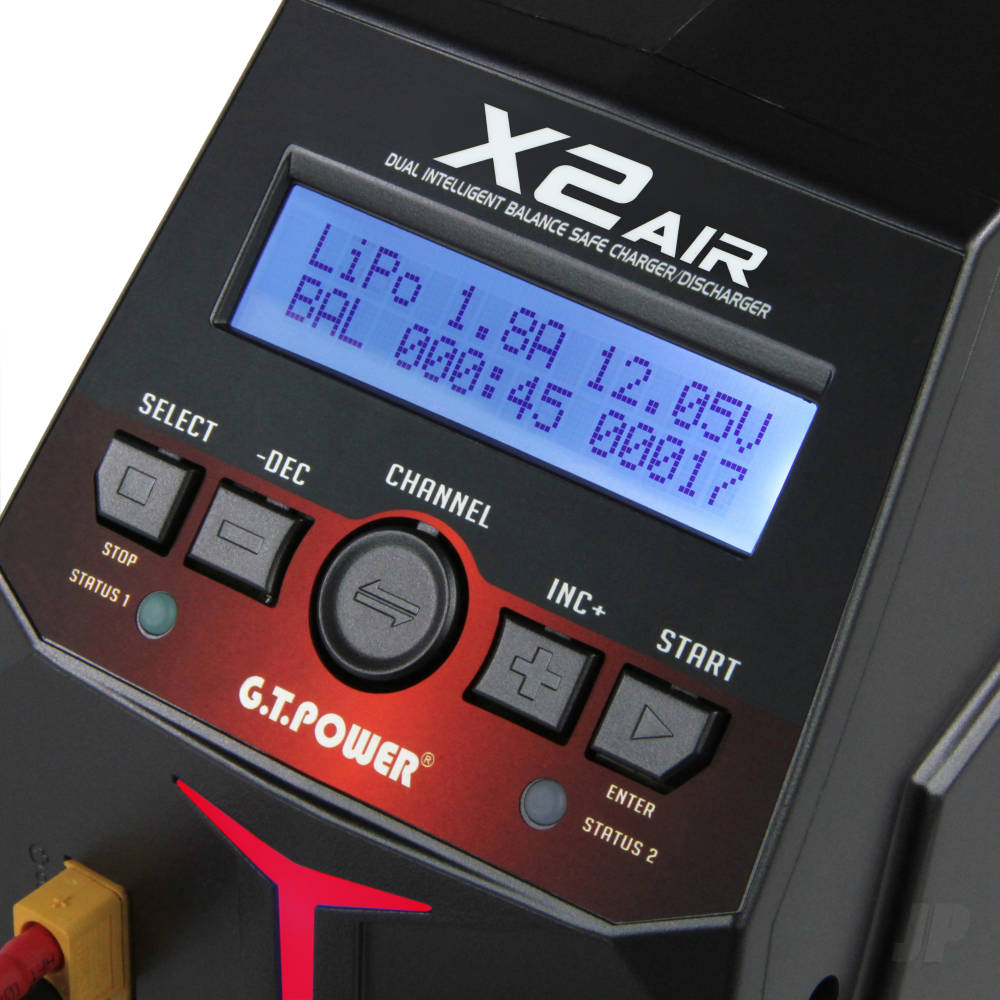 GT Power X2 Air Charger 2x100W AC/DC 12A Charger / Discharger (UK)-5