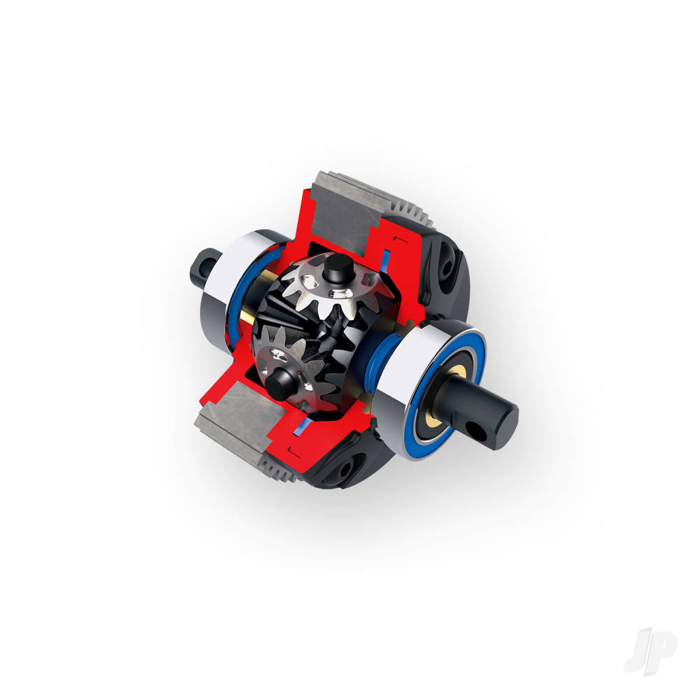 Traxxas Transmission, complete (assembled) (fits Bandit, Rustler, Stampede, Slash 2WD)-5