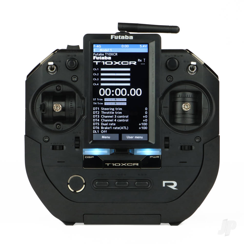 Futaba T10XCR 10-Channel Surface Radio with R404SBS-E Rx