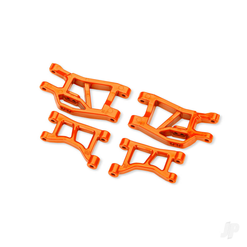 Traxxas Orange Front Upper & Lower Suspension Arms (L&R)