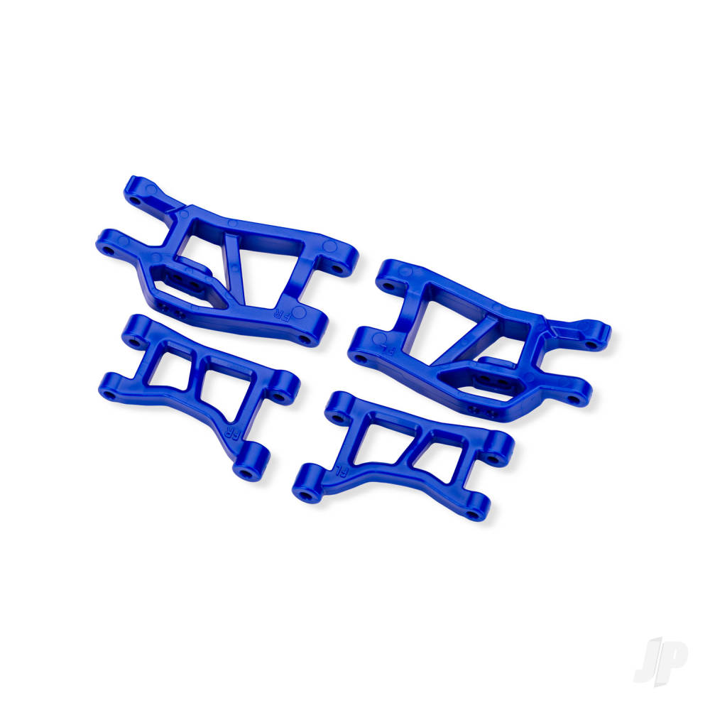 Traxxas Blue Front Upper & Lower Suspension Arms (L&R)