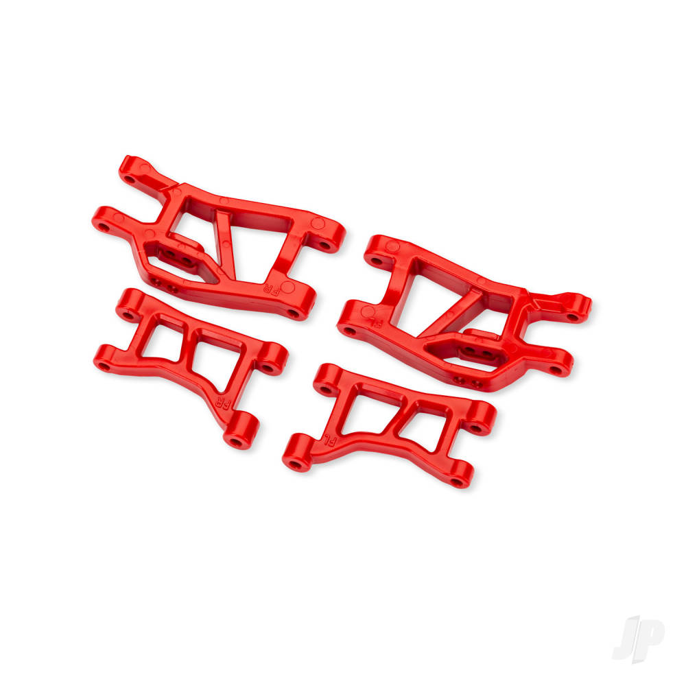Traxxas Red Front Upper & Lower Suspension Arms (L&R)