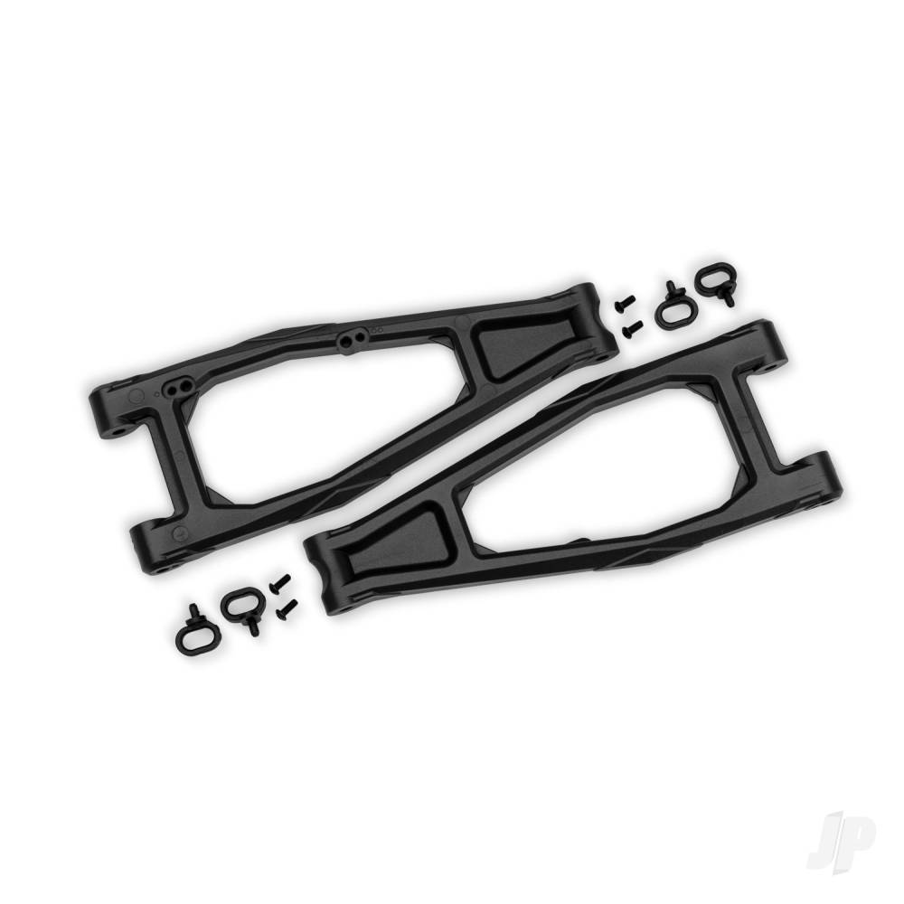 Traxxas Sand Car Black Upper Front HD Suspension Arms (L&R)